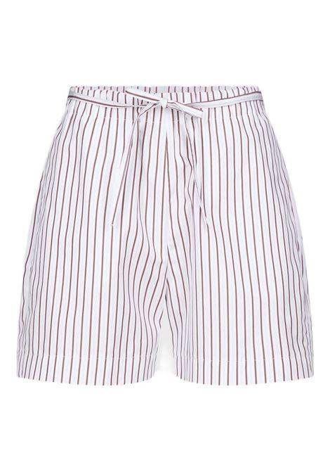 bemrmuda lory donna a righe rosse e azzure LOULOU DE SAISON | LORYDARK RED/LIGHT BLUE